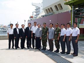 LNG선 입항기념 초청(2008.8.11)