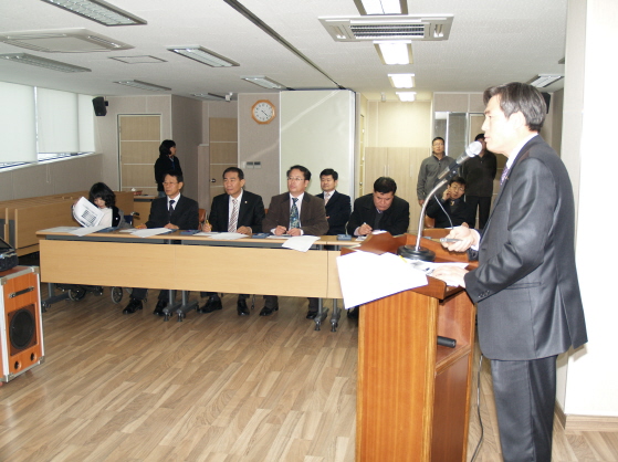117회 임시회 현장방문(2008.1.22)-자원봉사센터현장방문