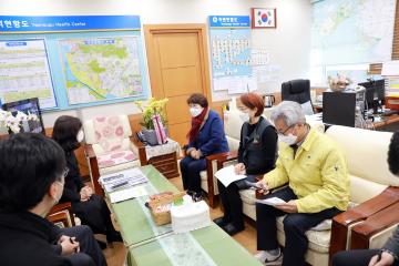 연수보건소 방문 직원 격려